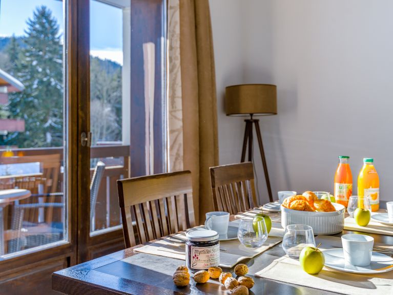 Chalet-appartement Les Fermes Emiguy met slaaphoek
