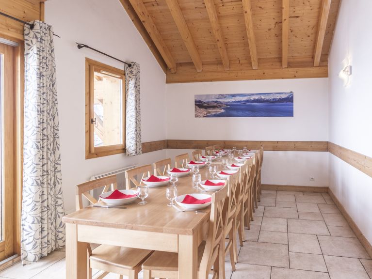 Chalet-appartement Dame Blanche 28 (combinatie 2x 14) personen met twee sauna's