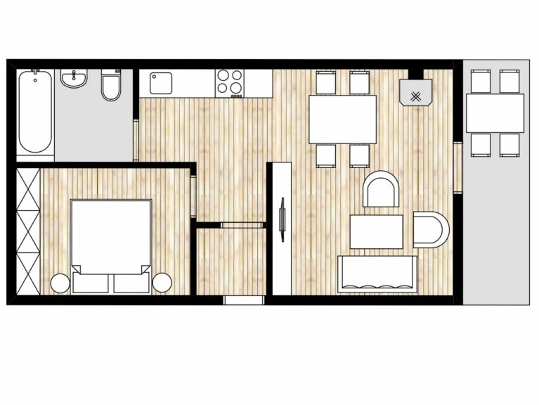 Chalet-appartement AlpenParks Rehrenberg Alpine