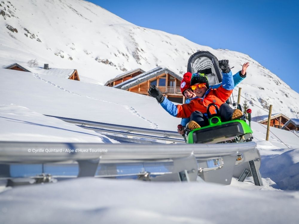 rodelen in alpe d'huez