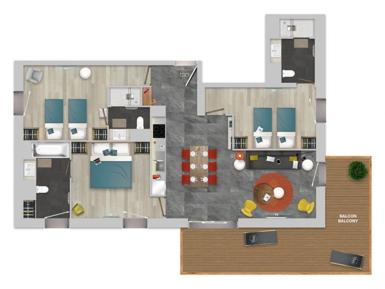 Chalet-appartement Résidence Izia