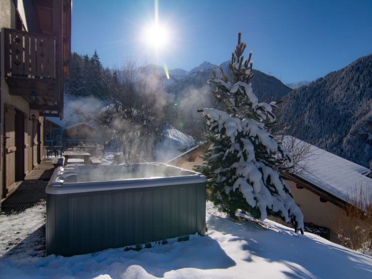 Chalet Le Chazalet inclusief catering, sauna en buiten-whirlpool + Le Petit Chazalet