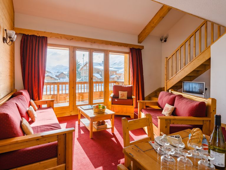Chalet-appartement L'Ecrin des Sybelles met cabine