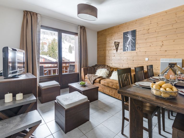 Chalet-appartement Les Fermes Emiguy met slaaphoek