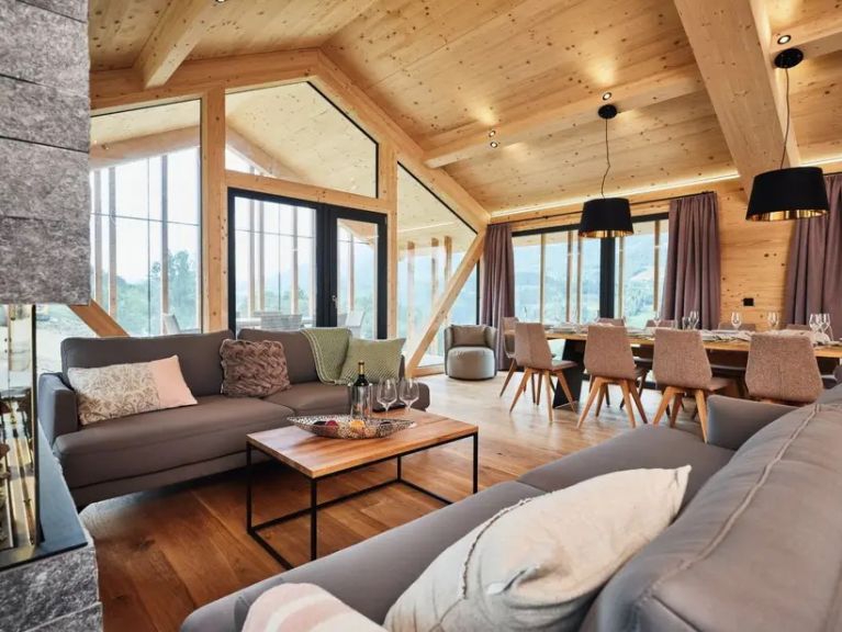 Chalet-appartement Bergresort Hauser Kaibling Chalet met privé buitenzwembad