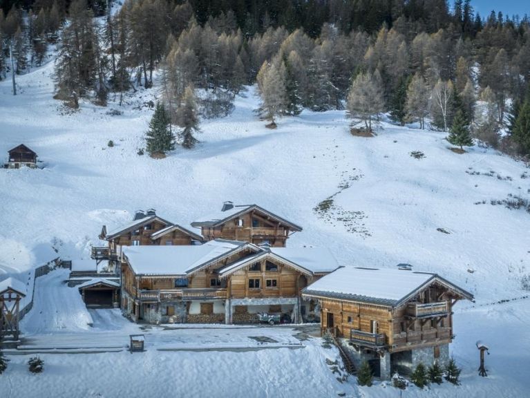 Chalet du Cocoon Pierra Menta 2 met sauna en gedeelde buiten-whirlpool