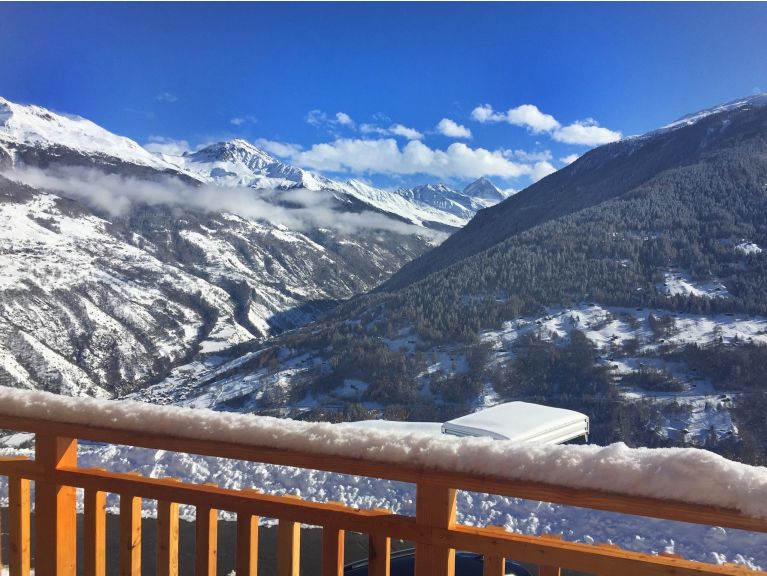 Chalet Des Etoiles Les Masses met buiten-whirlpool