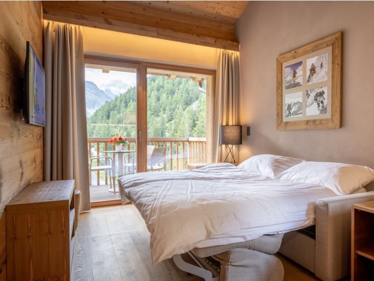 Appartement Swisspeak Resort Zinal met balkon