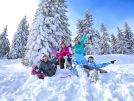 vrienden skiën skivakantie