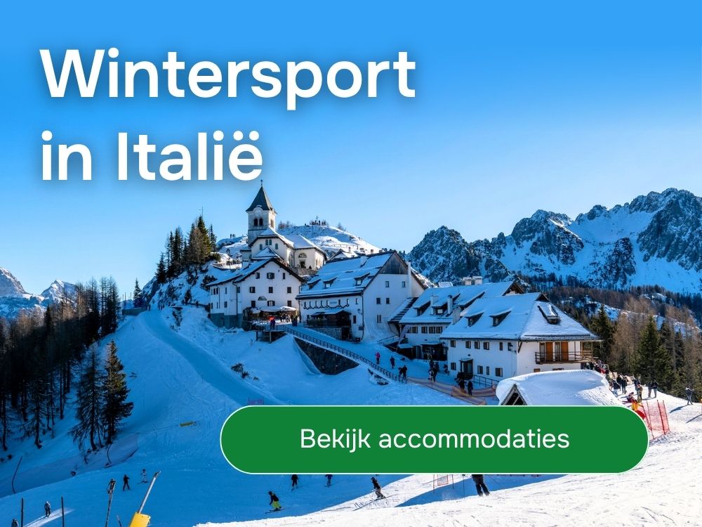 Skivakantie Itali&euml; skidorp op de piste