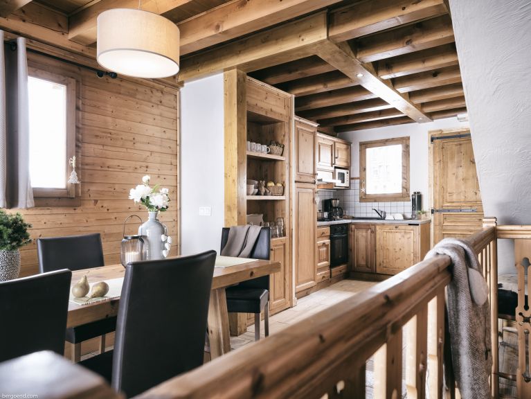 Chalet-appartement Montagnettes Hameau du Soleil I met sauna