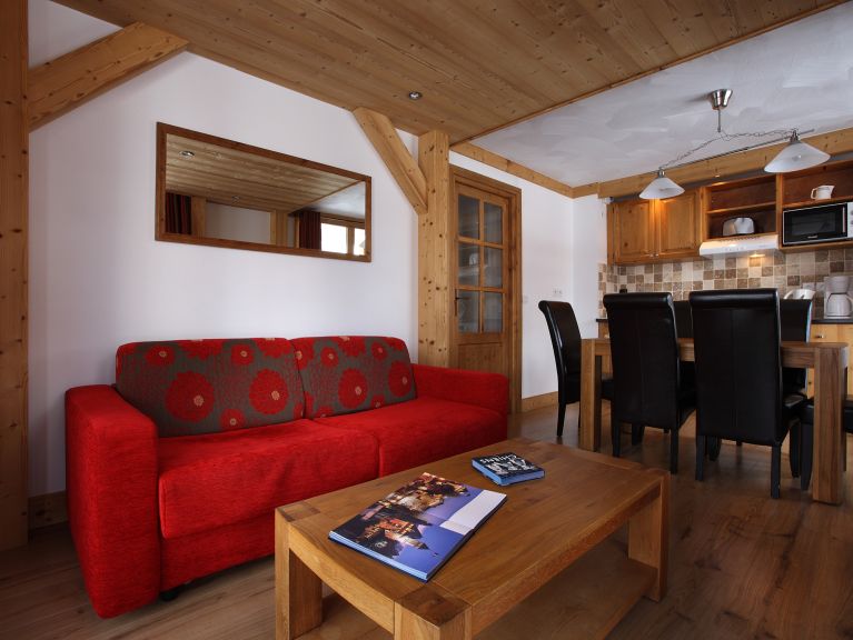 Chalet-appartement La Cime des Arcs met cabine