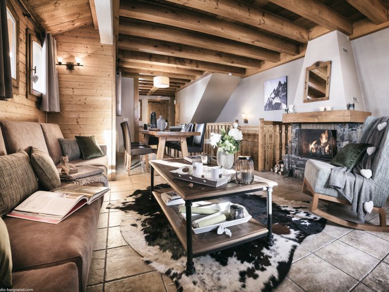 Chalet-appartement Montagnettes Hameau du Soleil I met sauna