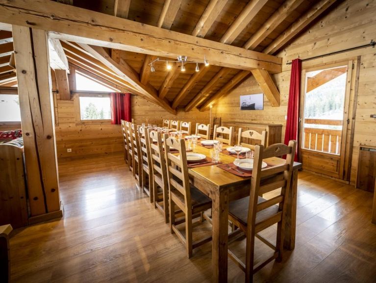Chalet du Cocoon Pierra Menta 2 met sauna en gedeelde buiten-whirlpool