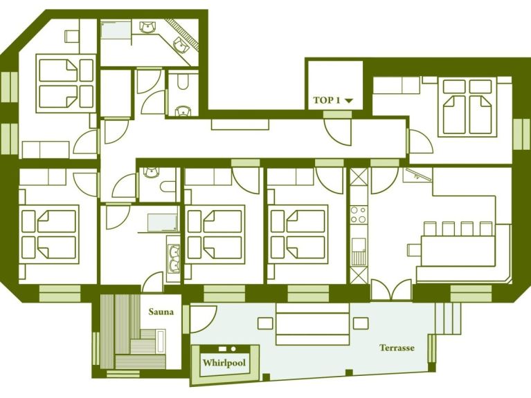Chalet-appartement Bachgut Luxus Suite Type A