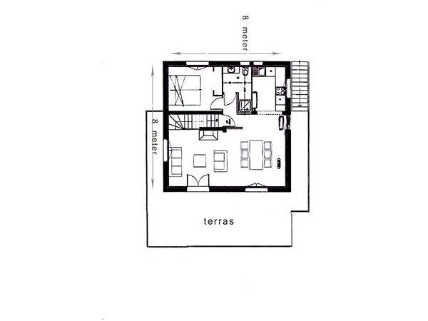 Chalet-appartement Le Héron gehele chalet