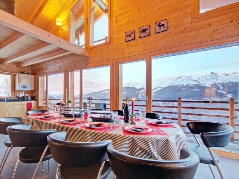 Chalet sur Piste met privé-sauna