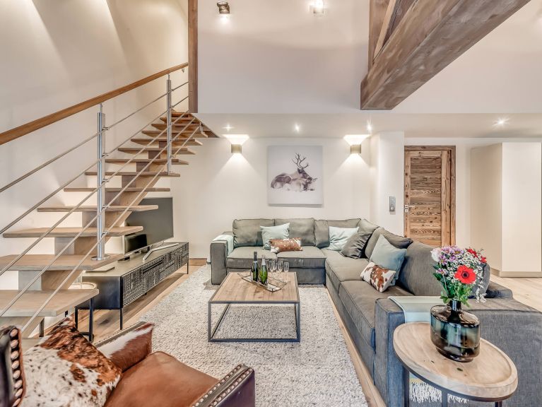 Chalet-appartement Eagle Lodge met whirlpool