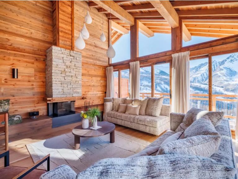 Chalet Caseblanche Alpea met open haard en sauna
