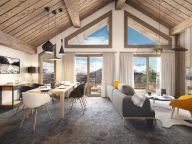 Chalet-appartement Le Caprice Blanc studio-19
