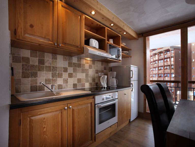 Chalet-appartement La Cime des Arcs met cabine