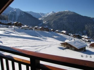 Chalet uitzicht piste