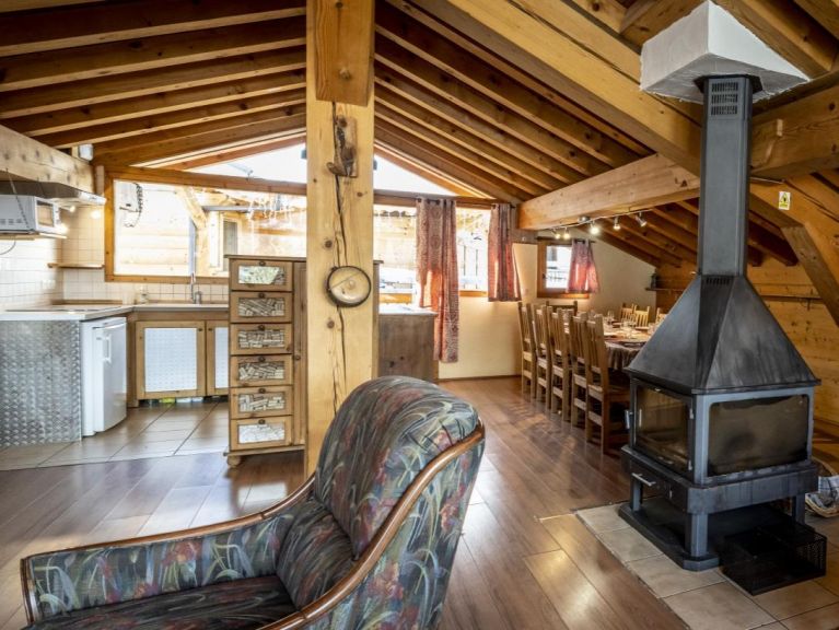Chalet du Cocoon Mont-Blanc met buiten-whirlpool
