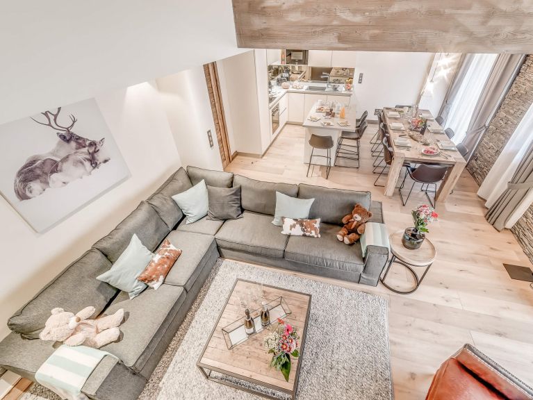 Chalet-appartement Eagle Lodge met whirlpool