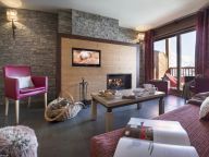Chalet-appartement Résidence Village Montana met open haard en sauna-5