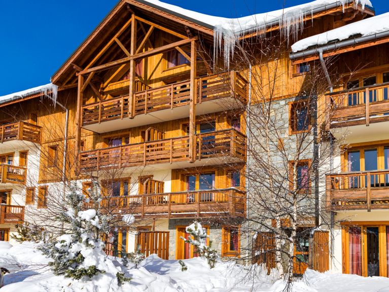 Chalet-appartement L'Ecrin des Sybelles met cabine