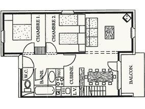 Chalet-appartement Cristal