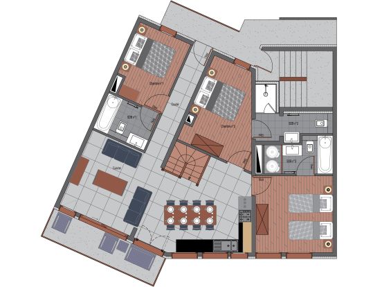 Chalet-appartement Trolles Prestige-11