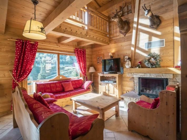 Chalet Le Noisetier met buiten-whirlpool