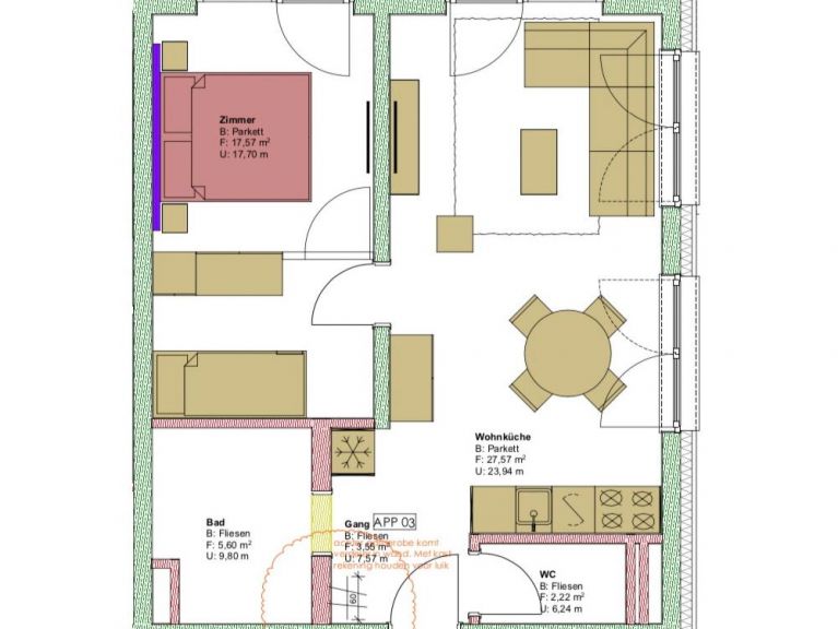 Appartement Residenz Illyrica Tirol met familiekamer