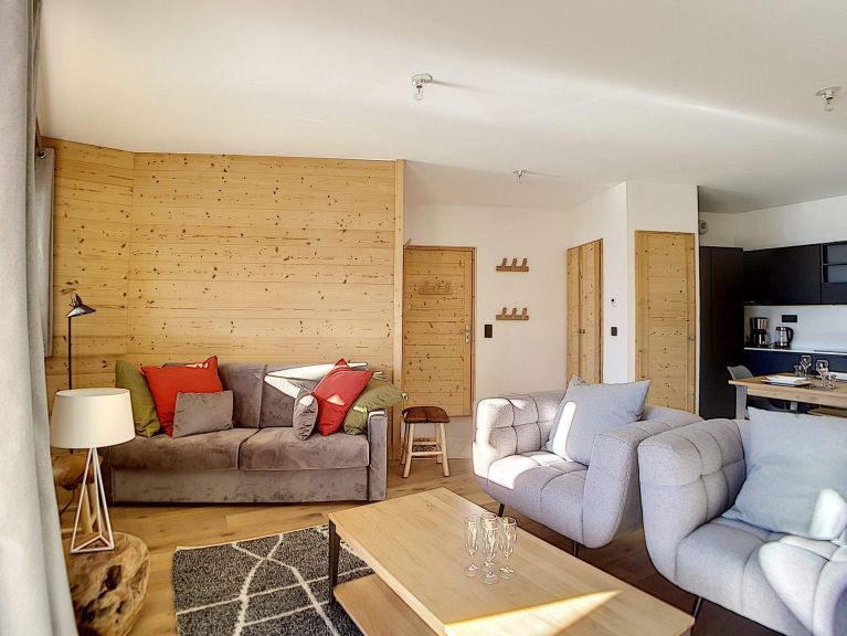 Chalet-appartement Chalet 2000 met buiten whirlpool