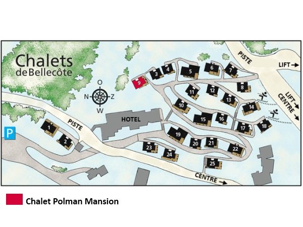 Chalet de Bellecôte Type 2, Polman Mansion met sauna