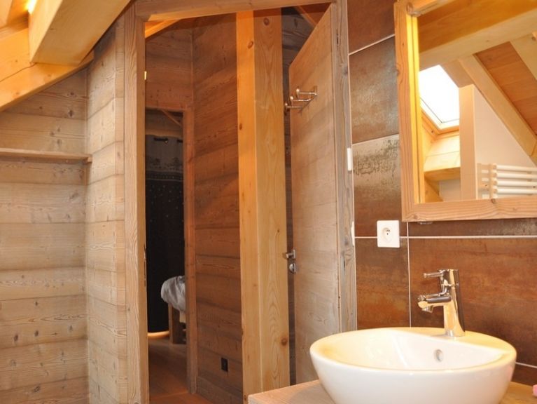 Chalet le Mas des Neiges met whirlpool en hammam