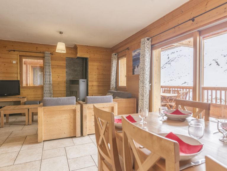 Chalet-appartement Dame Blanche 28 (combinatie 2x 14) personen met twee sauna's