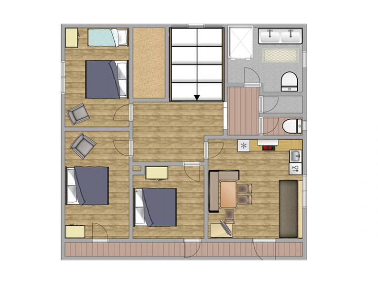 Chalet-appartement Ferienhaus Rieder Tauernblick