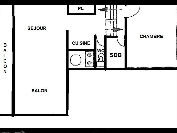 Appartement Lauzes