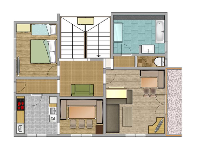 Chalet-appartement Ferienhaus Rieder Am Bach