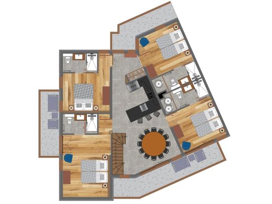 Chalet-appartement Trolles Prestige-10