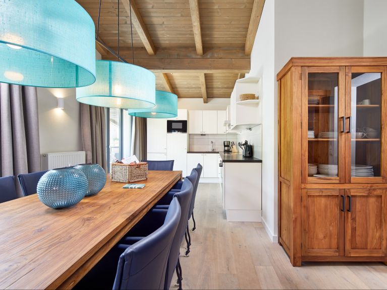Appartement Kristall Plaza Niederau Penthouse met open haard en privé-sauna