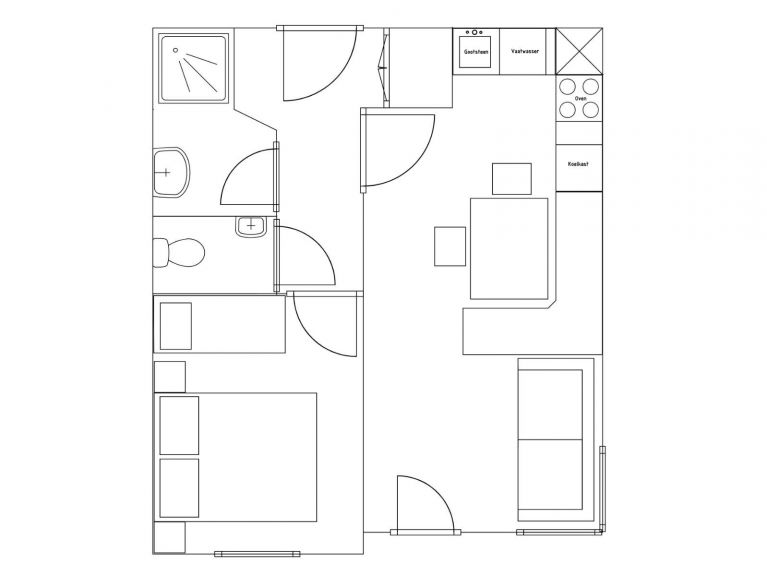 Appartement Am Dorfplatz Nummer 34