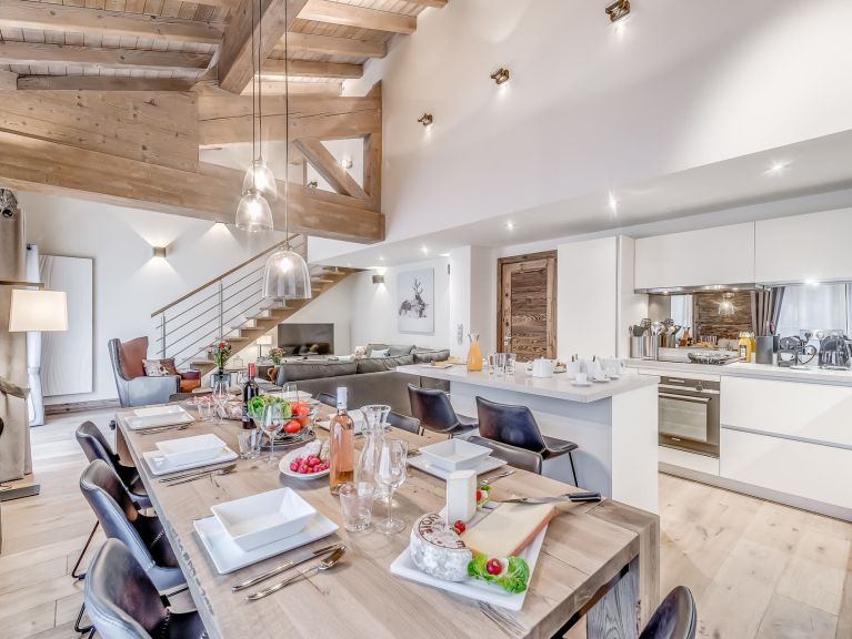 Chalet-appartement Eagle Lodge met whirlpool
