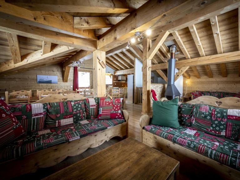 Chalet du Cocoon Pierra Menta 2 met sauna en gedeelde buiten-whirlpool
