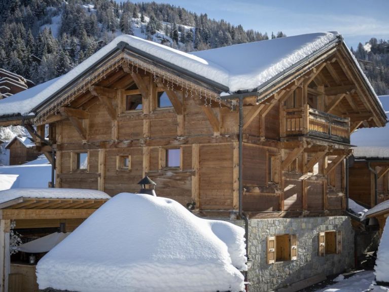 Chalet du Cocoon Pierra Menta 2 met sauna en gedeelde buiten-whirlpool