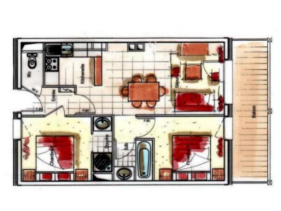 Chalet-appartement Chalet des Neiges - Plein Sud-9