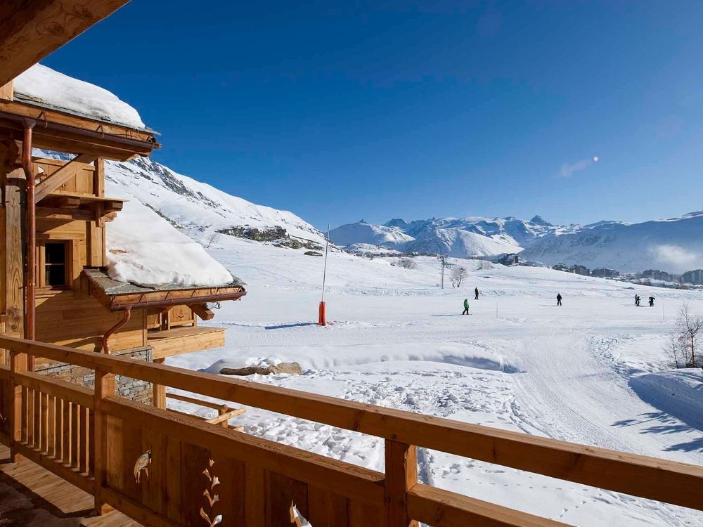 chalets de fontbelle aan de piste alpe d'huez