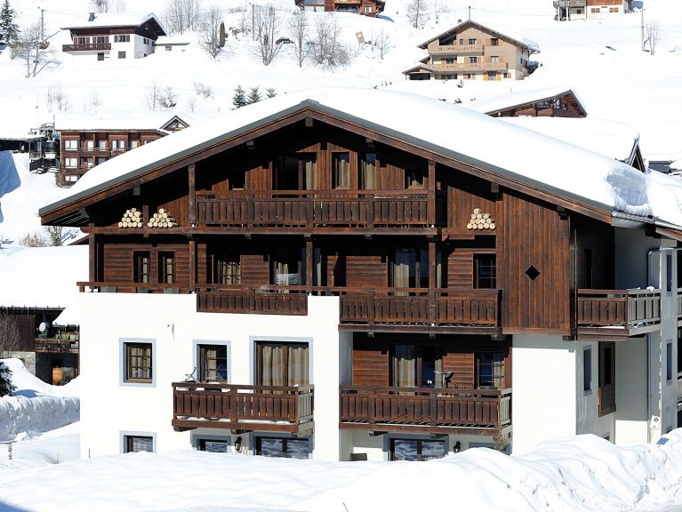 Chalet-appartement Les Fermes Emiguy met slaaphoek
